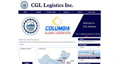 Desktop Screenshot of cgl-logistics.com
